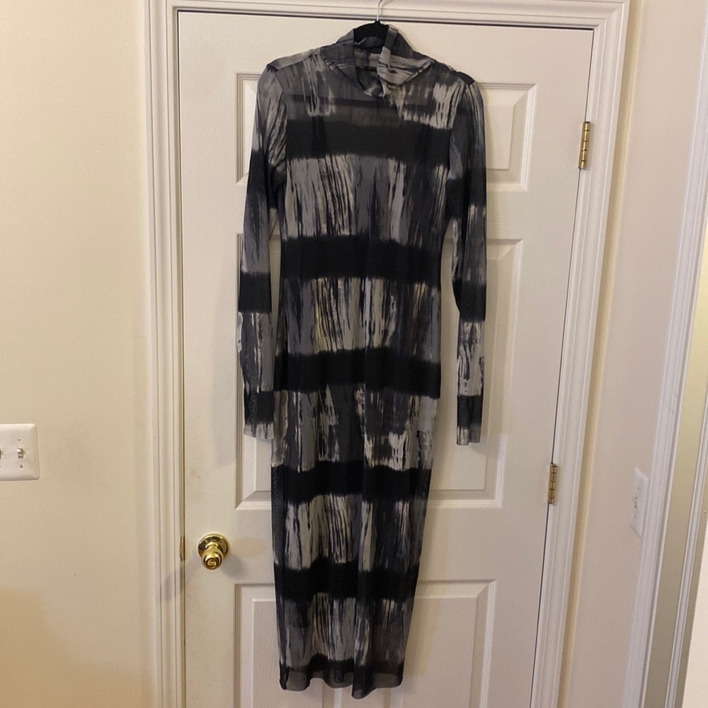 AFRM Black/ White and Gray Mesh Dress!!!